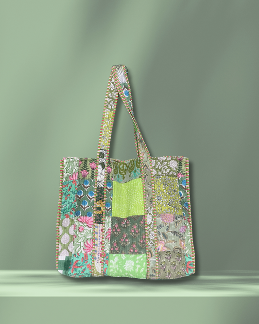 Patchwork Tote Bag