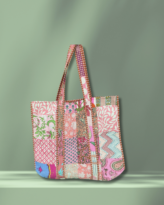 Patchwork Tote Bag